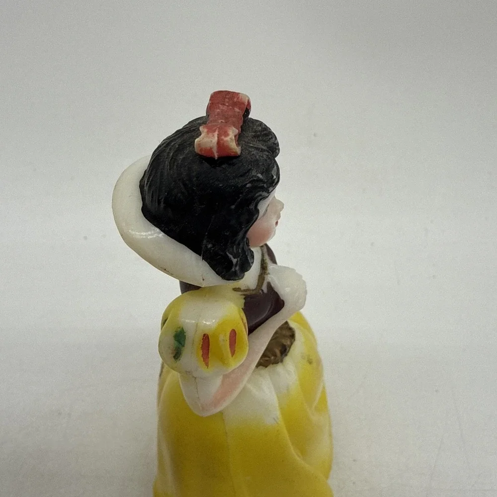 Vintage Snow White & Cinderella Hard Plastic Cake Toppers? 1960s 4.5